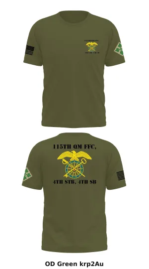 115th QM FFC, 4TH STB, 4TH SB Store 1 Core Men's SS Performance Tee - krp2Au