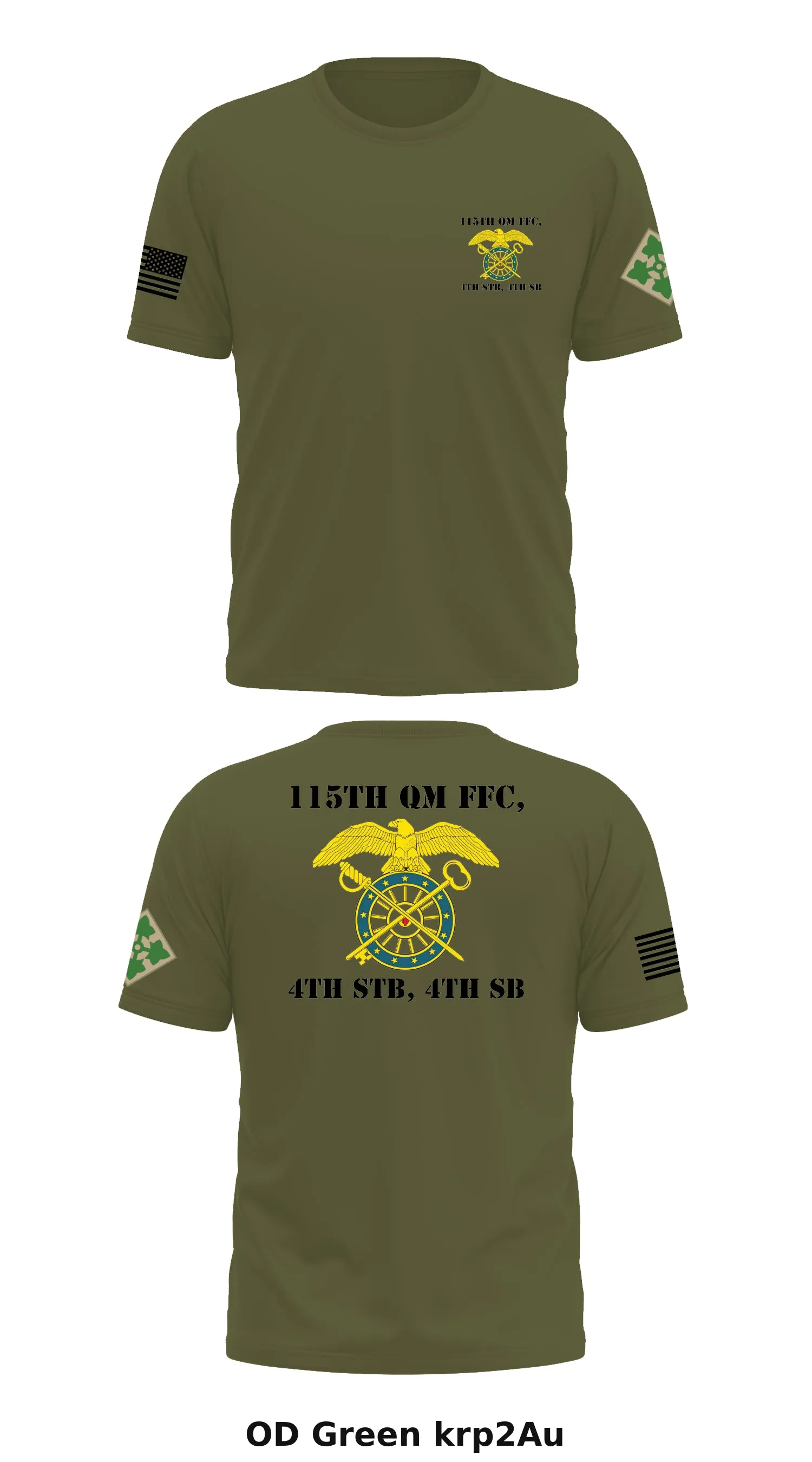 115th QM FFC, 4TH STB, 4TH SB Store 1 Core Men's SS Performance Tee - krp2Au