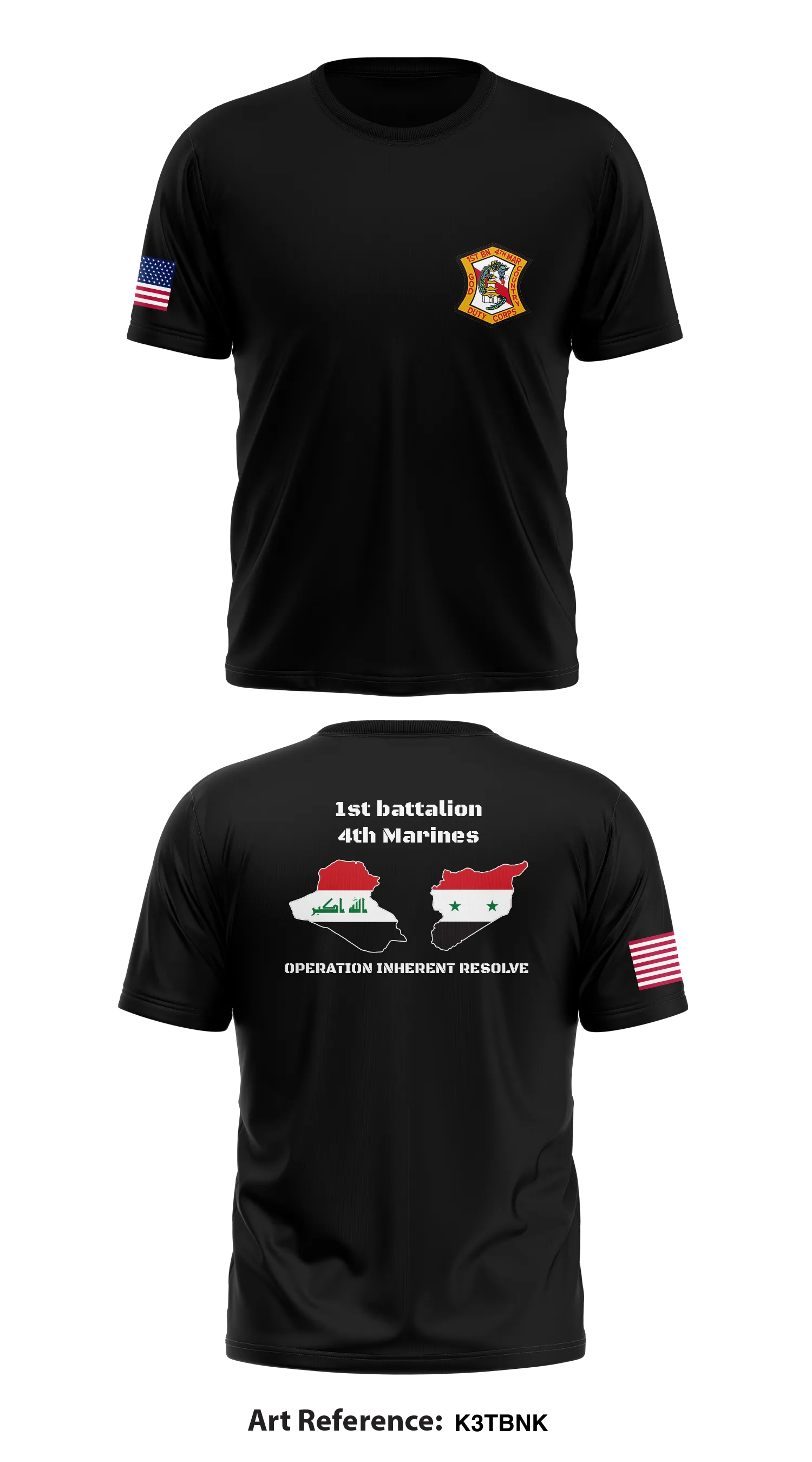 1st battalion 4th Marines Store 1 Core Men's SS Performance Tee - k3tbNK