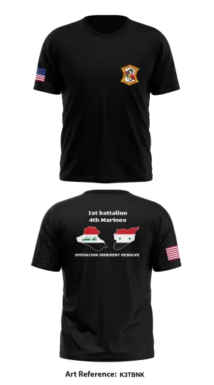 1st battalion 4th Marines Store 1 Core Men's SS Performance Tee - k3tbNK