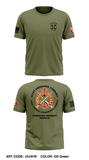 221st Ordnance Company  Store 1 Core Men's SS Performance Tee - z5J4hW