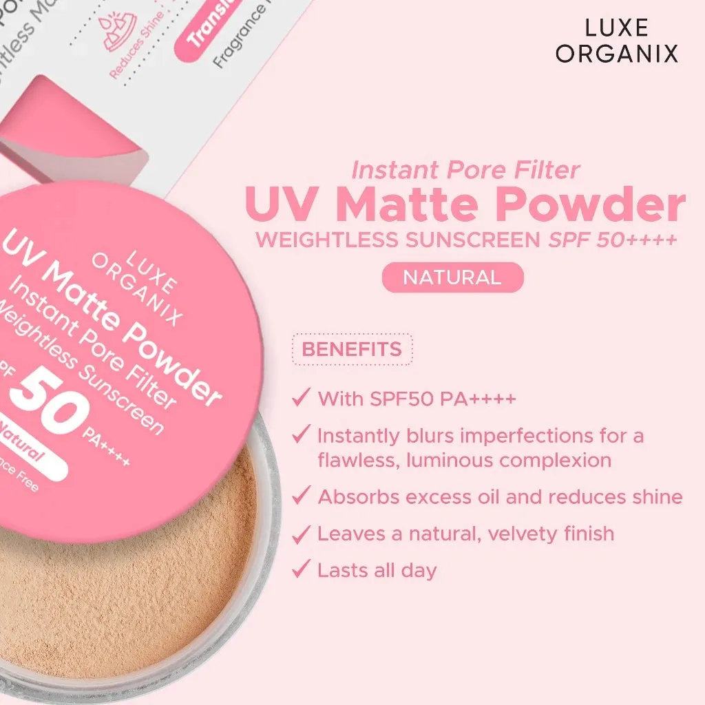 24H Zero Sebum Instant Pore Blurring Weightless Matte Powder - Natural