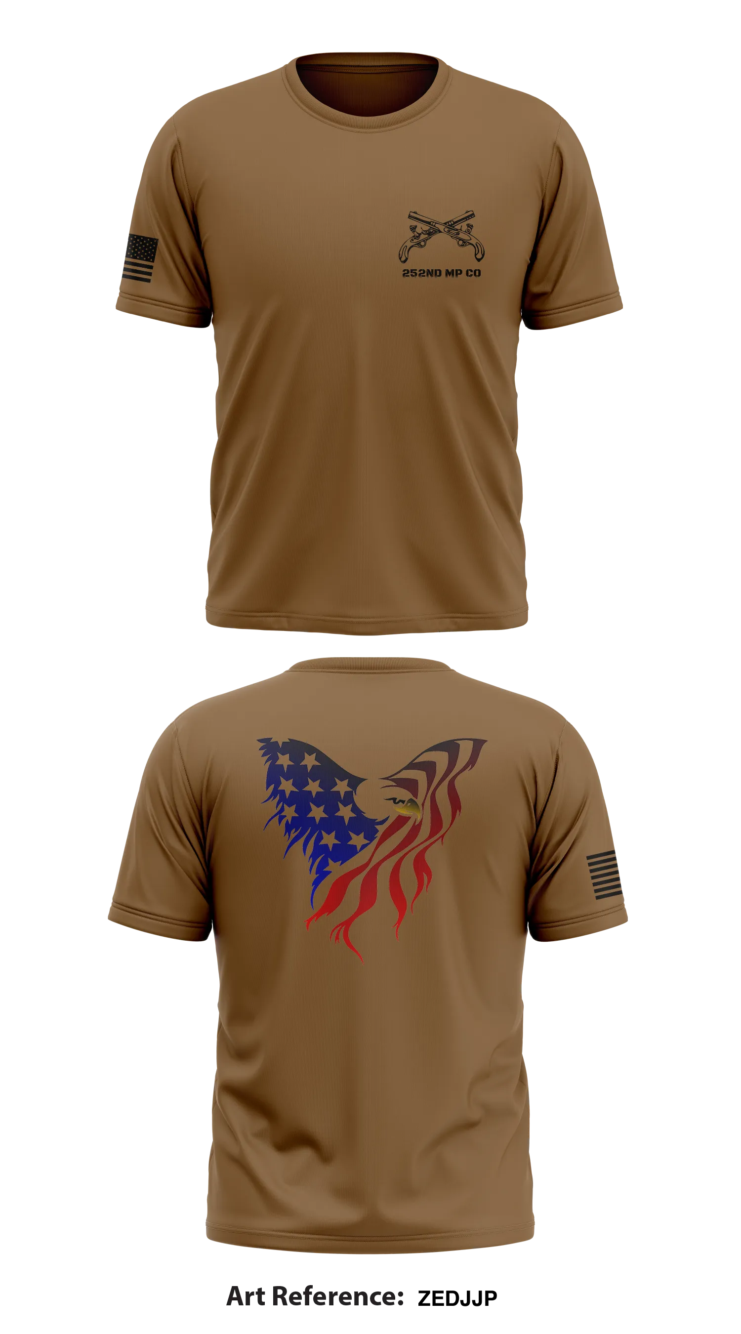 252ND MP CO Store 1 Core Men's SS Performance Tee - ZeDjjp