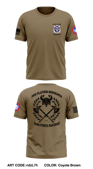 3rd Plt, B Co 2nd CAB, 136th IN Store 1 Core Men's SS Performance Tee - ndzL7h