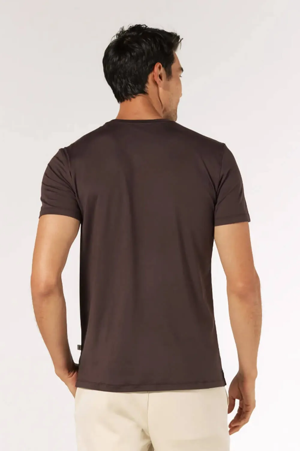 7Diamonds Core Crew T-Shirt for Men in Bordeaux | CSMT-4207-BORDEAUX