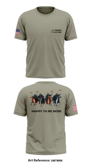 A-TROOP 1-112 CAV Store 1 Core Men's SS Performance Tee - umtmRk