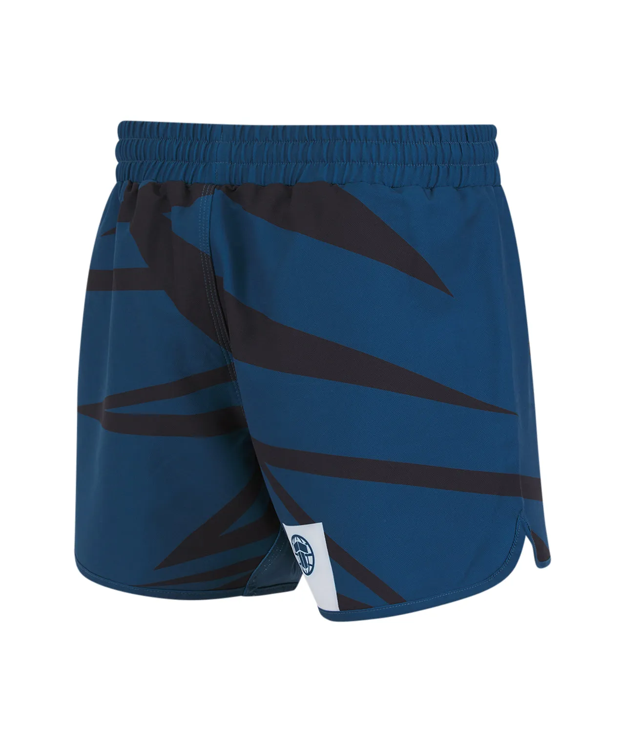 Abstract High Cut Shorts - Teal