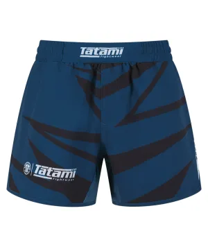 Abstract High Cut Shorts - Teal