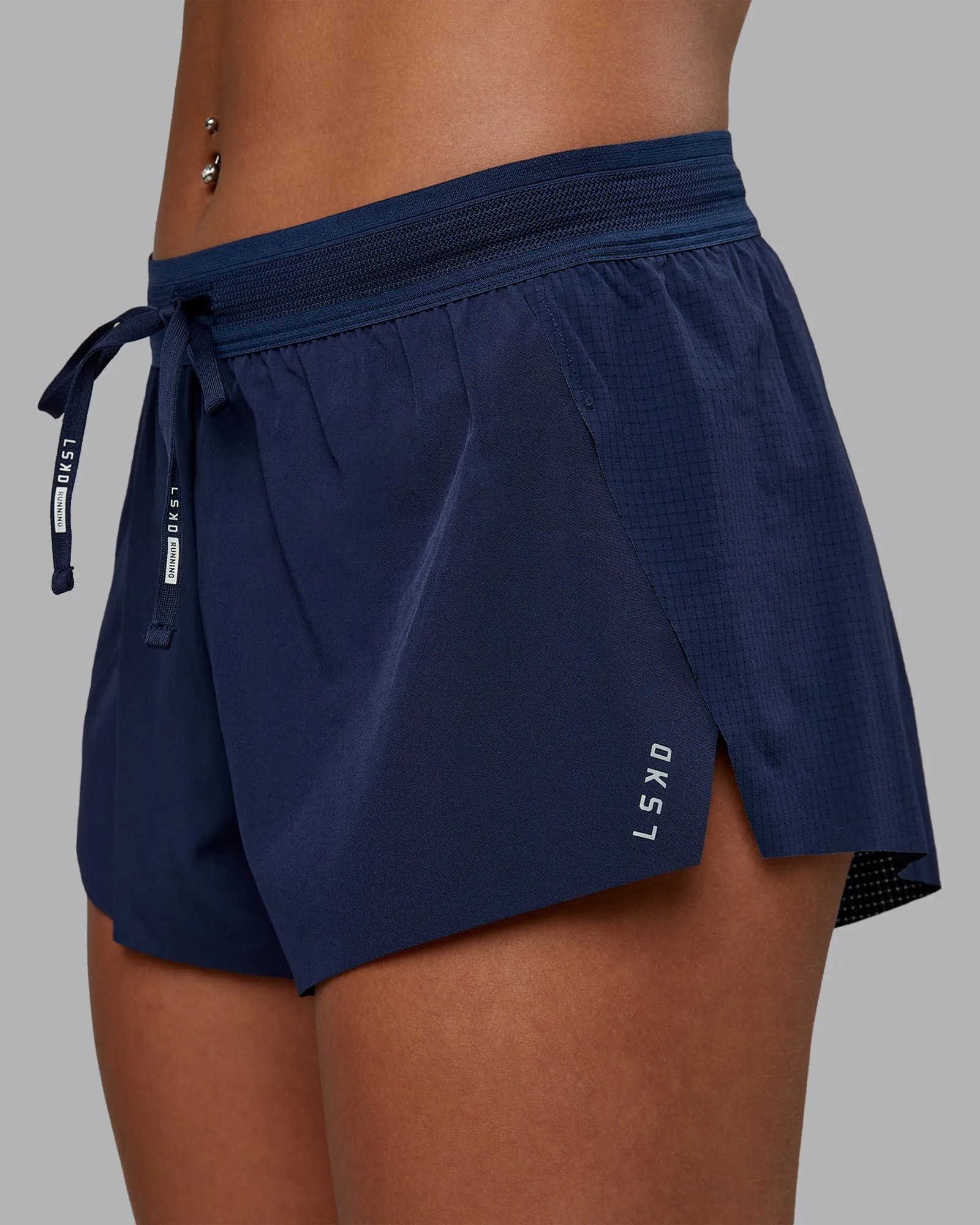 Accelerate Run Short 3" - Future Navy