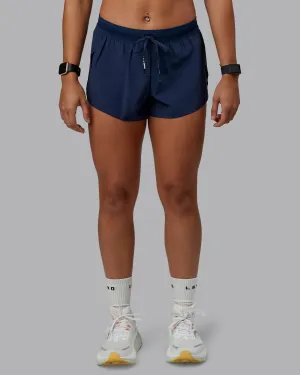 Accelerate Run Short 3" - Future Navy