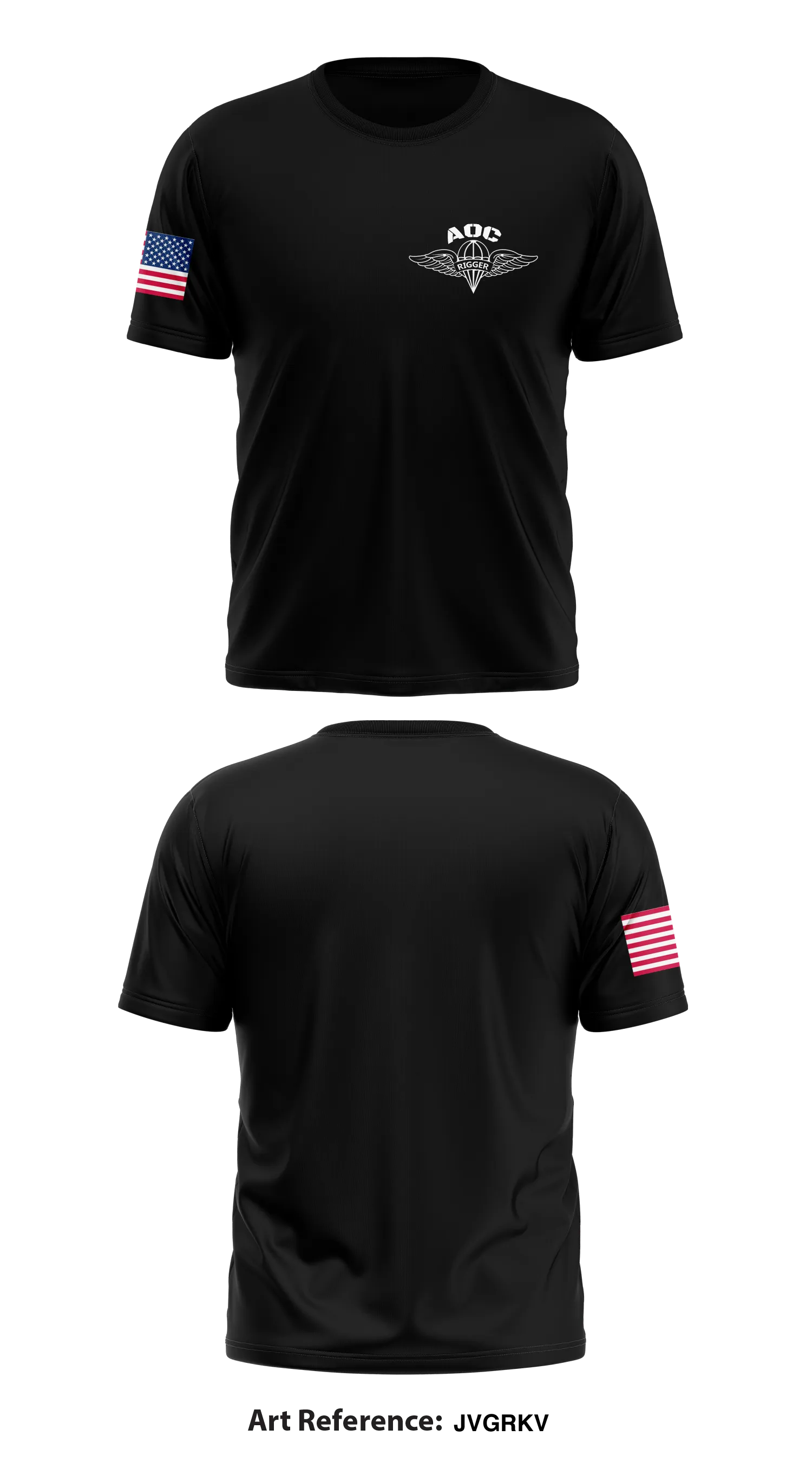 Airborne Orientation Course (AOC) Core Men's SS Performance Tee - JvGrKV
