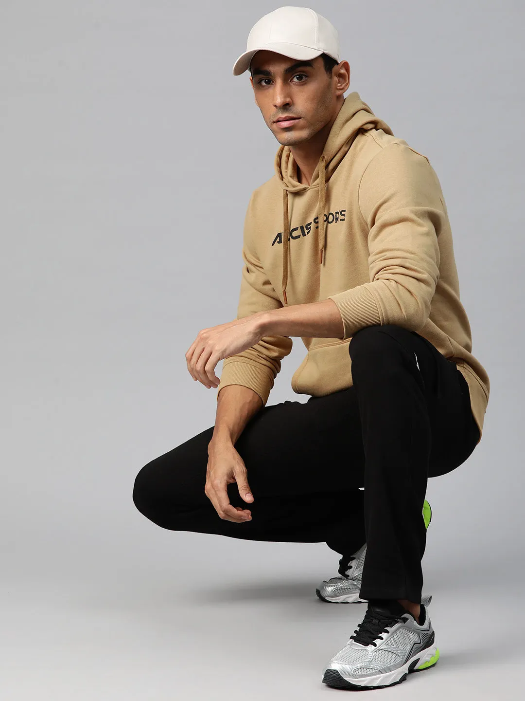 Alcis Men Printed Hooded Navigator Sweatshirt