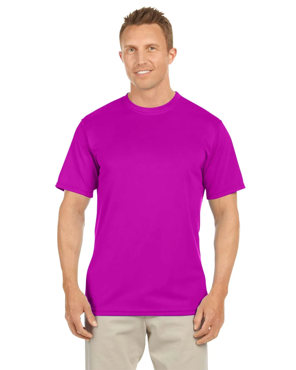 Augusta Moisture Wicking T-Shirt | Power Pink