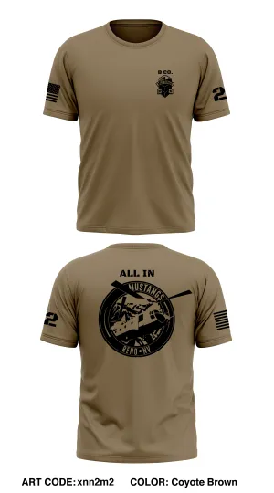 B Co, 1/189th AV Store 1 Core Men's SS Performance Tee - xnN2M2