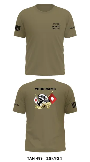 B Co 146 ESB Store 1 - Tan 499 Core Men's SS Performance Tee - 25kYG4