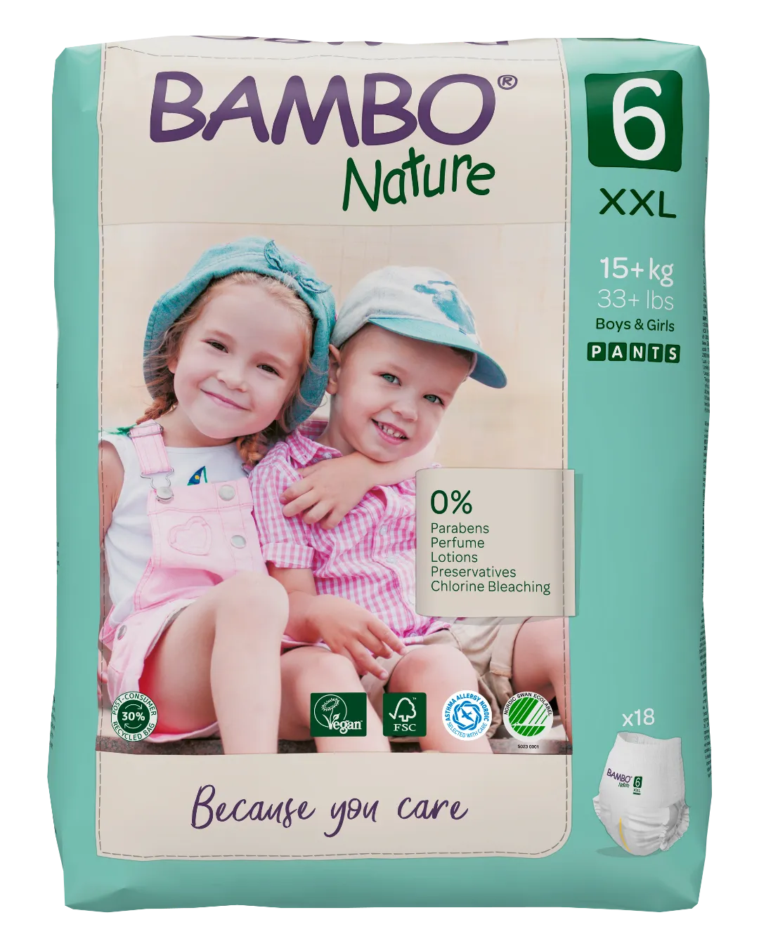 Bambo Nature Training Pants - Size 6 (15 kg)