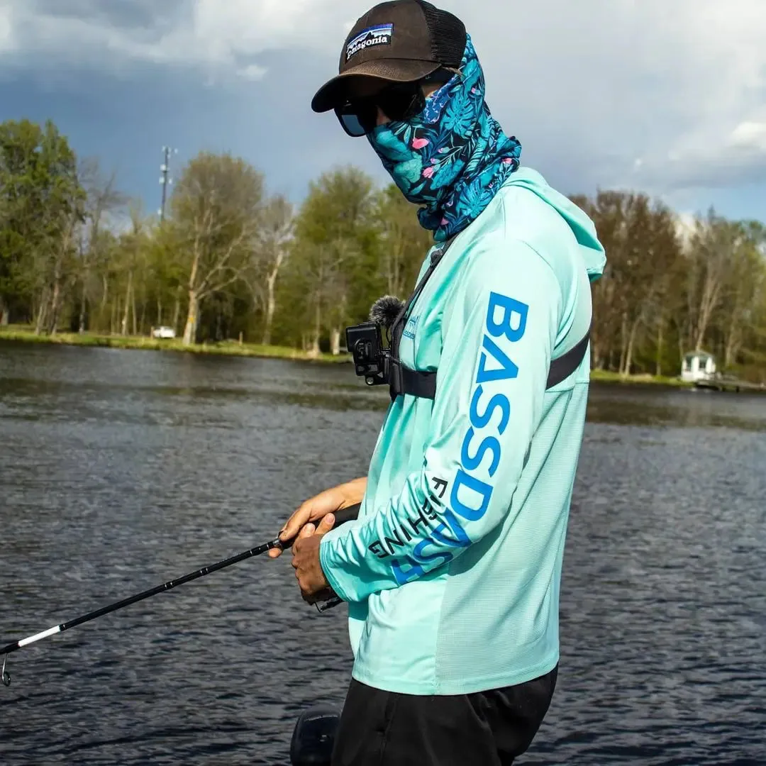 Bassdash UPF 50  Men's UV Sun Protection Long Sleeve Hooded Fishing Shirts