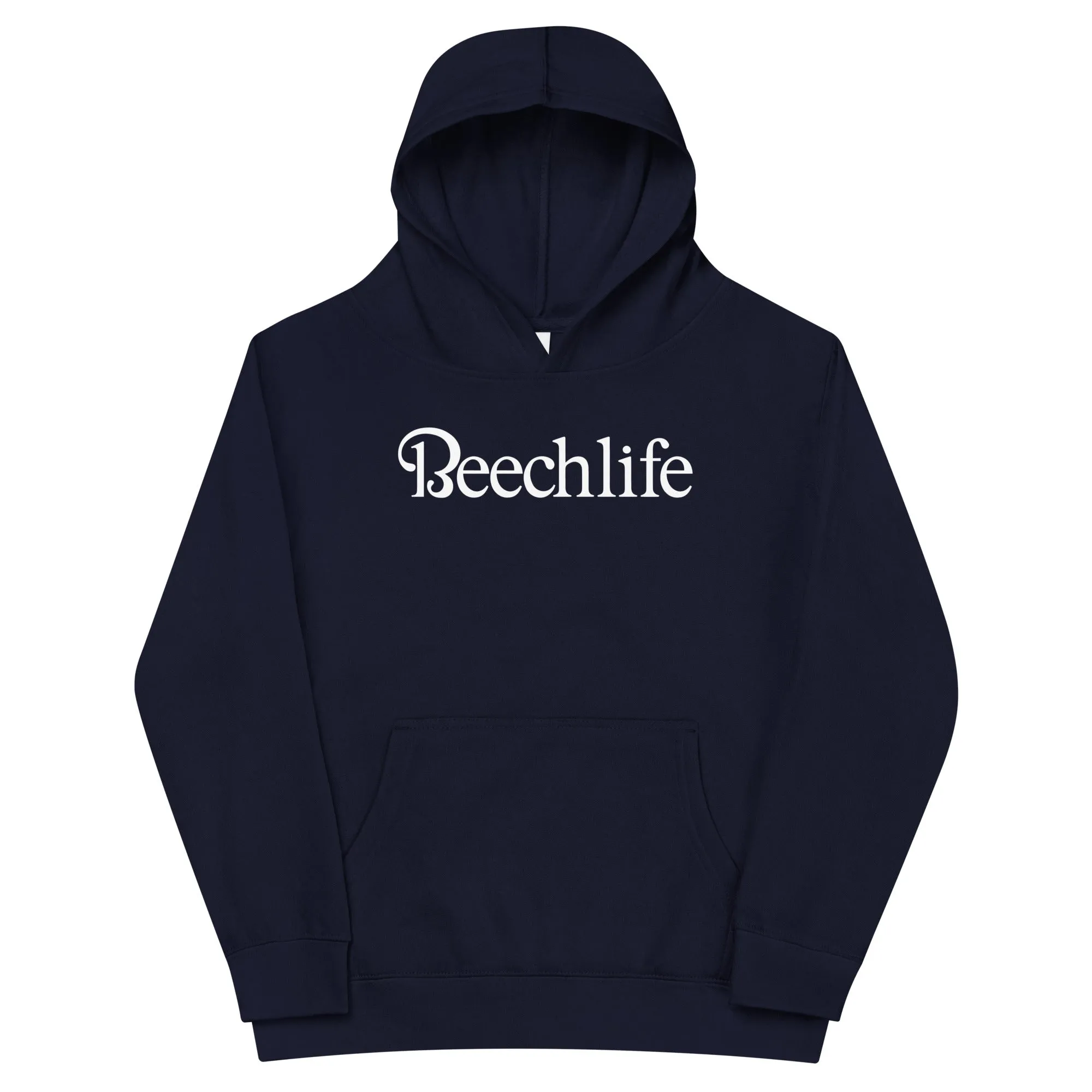 Beechlife White Kids Fleece Hoodie