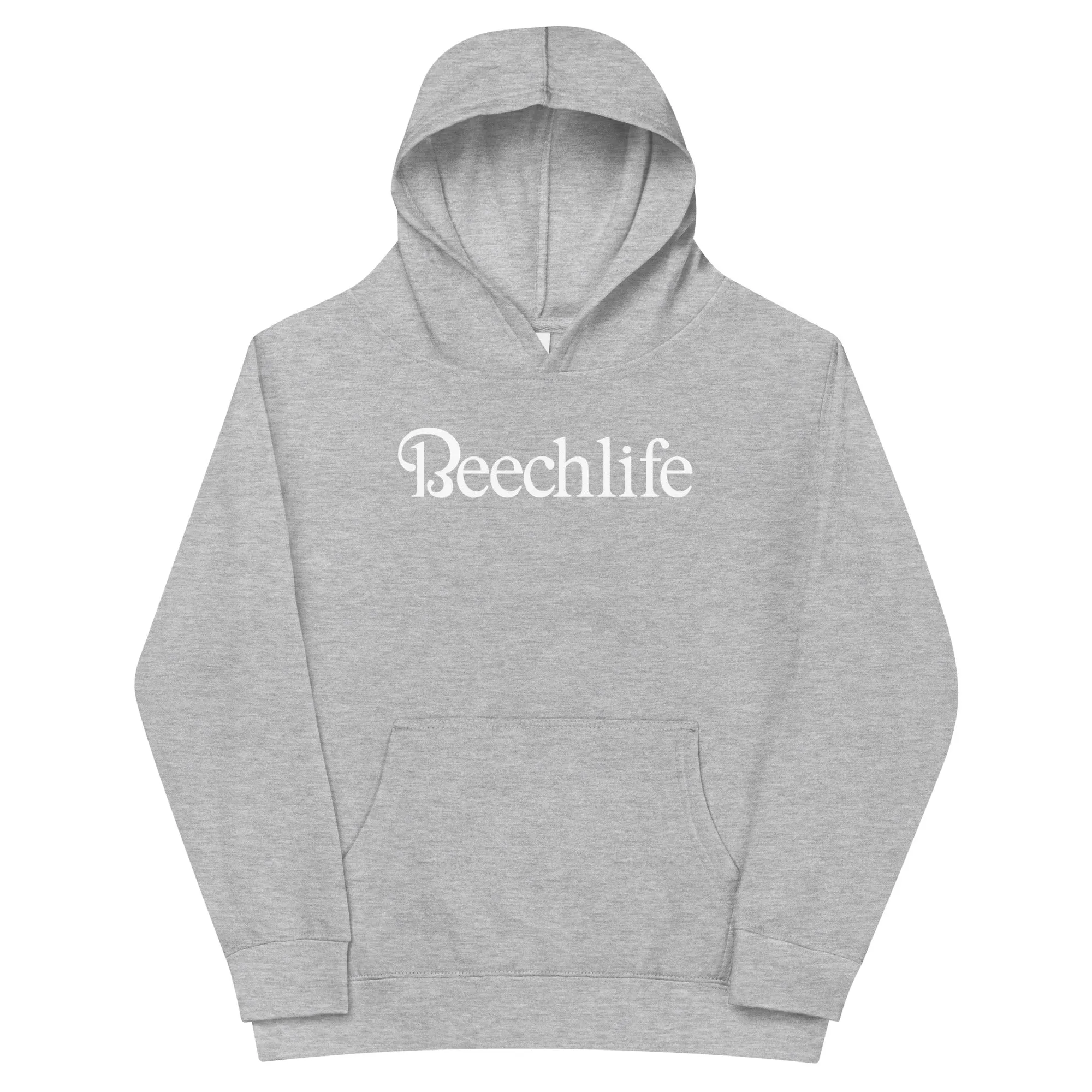 Beechlife White Kids Fleece Hoodie