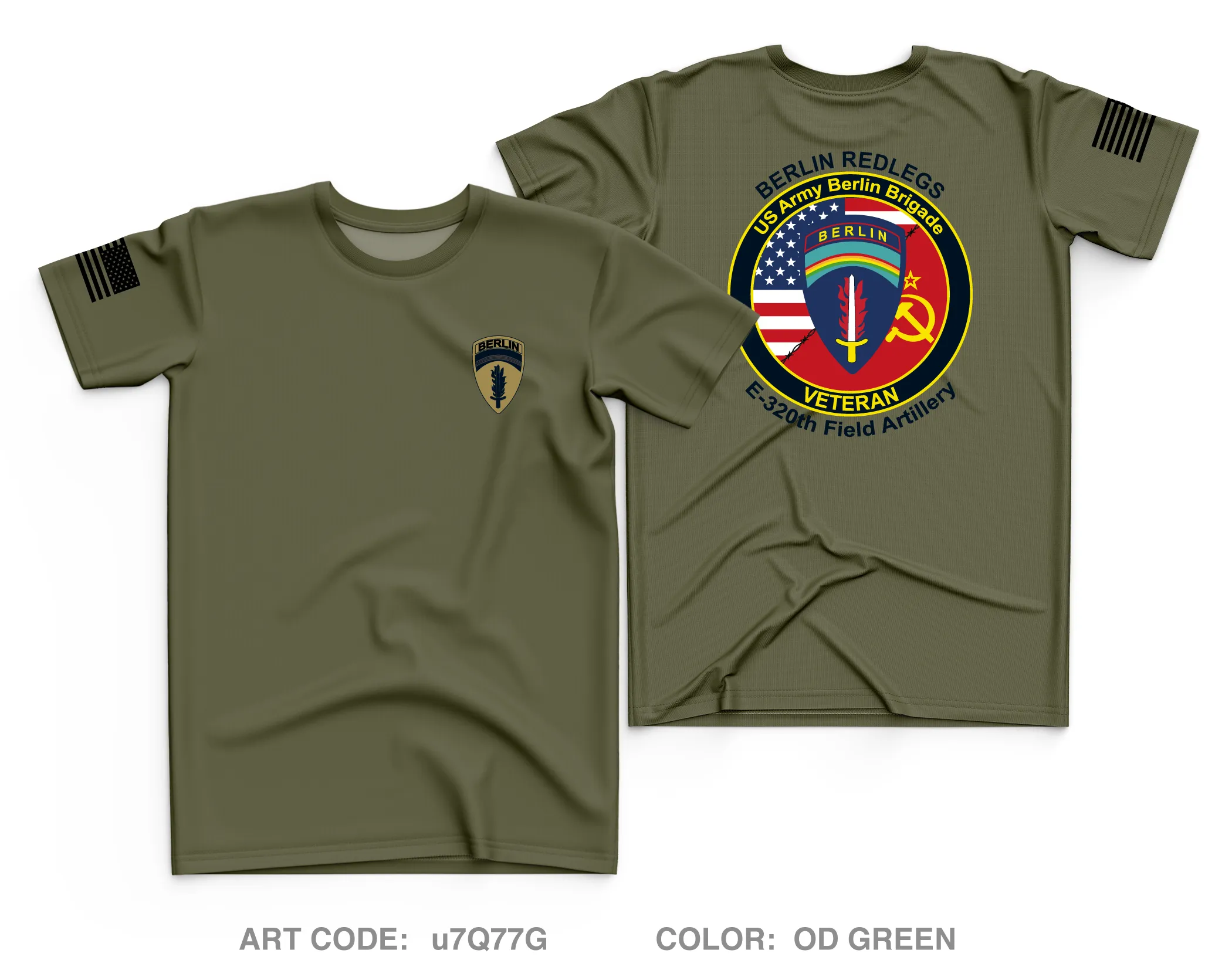 Berlin Brigade Store 1 Core Men's SS Performance Tee - u7Q77G