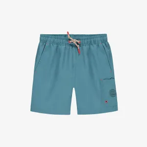 Bermudas de bain bleu unisexe, enfant || Blue unisex swimming bermudas, child