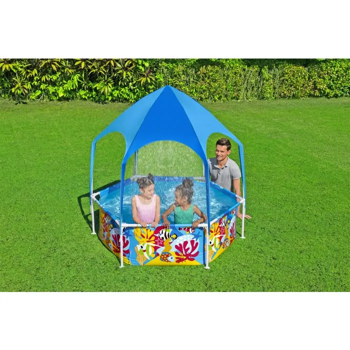 Bestway 6' X 20"/1.83M X 51CM Splash-In-Shade Play Pool (Contents:Pool)