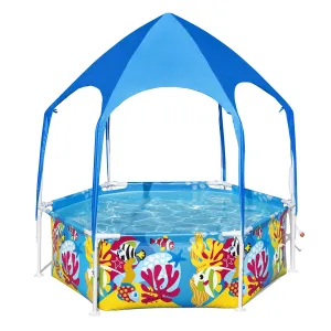 Bestway 6' X 20"/1.83M X 51CM Splash-In-Shade Play Pool (Contents:Pool)
