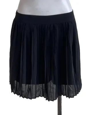 Black Accordion Miniskort