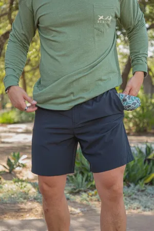 Burlebo Everyday Shorts Matte Black/Duck Camo Pocket
