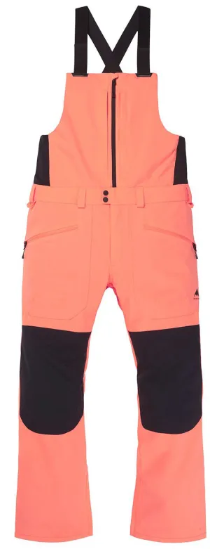 Burton Reserve Mens Bib Pants Tetra Orange / Black