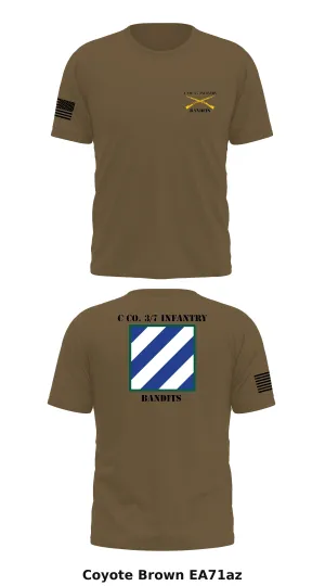 C co. 3/7 Infantry Store 1 Core Men's SS Performance Tee - EA71az