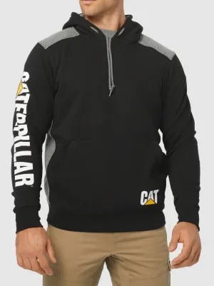 CAT Logo Panel Hooded Sweat