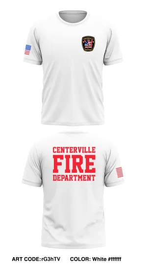 Centerville Fire Rescue Store 1 Core Men's SS Performance Tee - rG3hTV