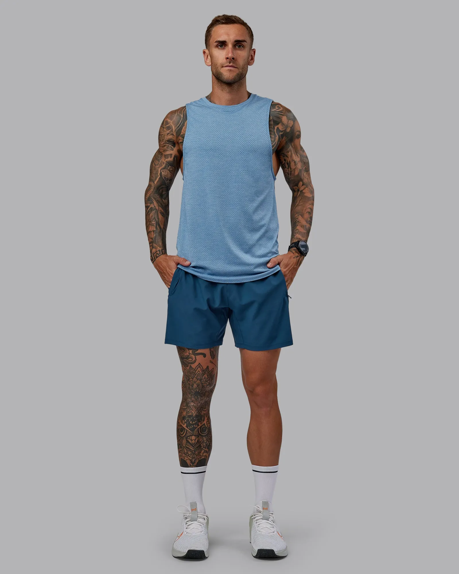 Challenger 6" Performance Short - Indigo