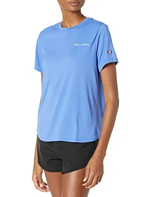 Champion Women's Sport Lightweight Tee, Deep Forte Blue, Large