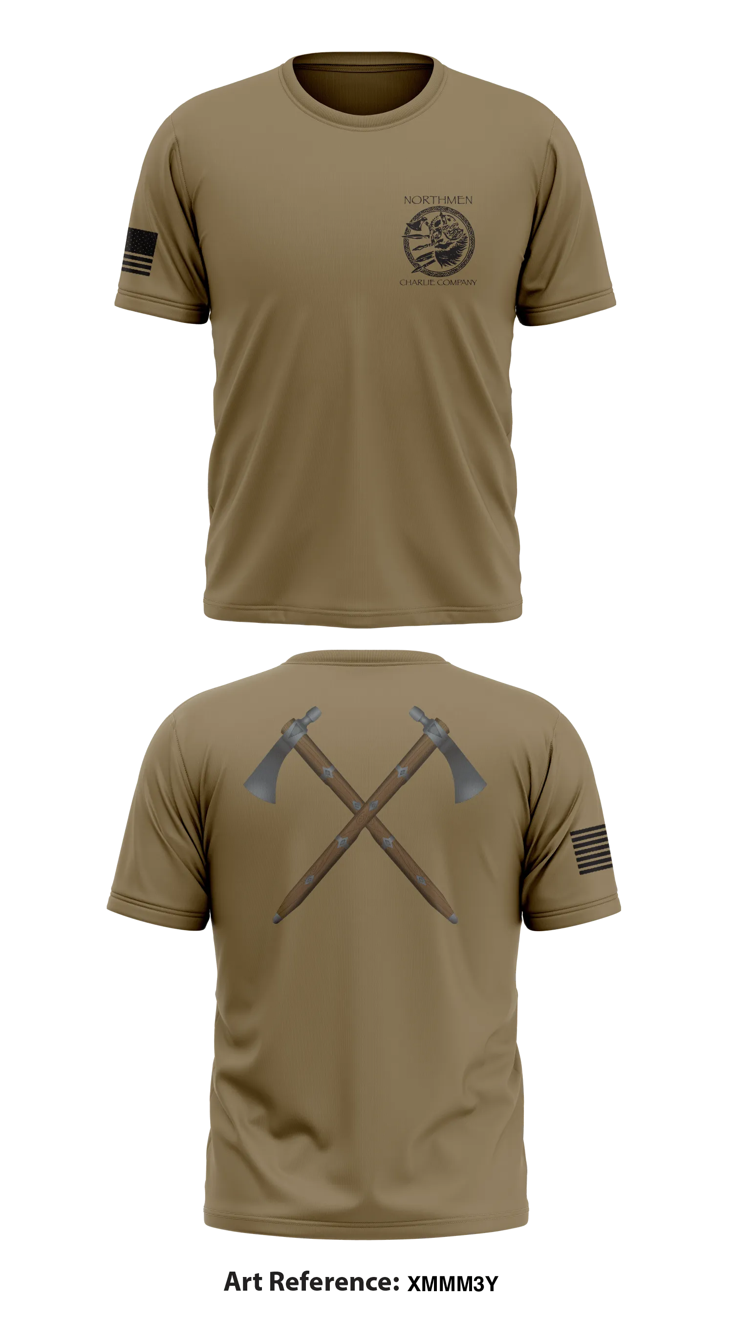 Charlie company, 92nd CA BN Store 1 Core Men's SS Performance Tee - xMMM3Y