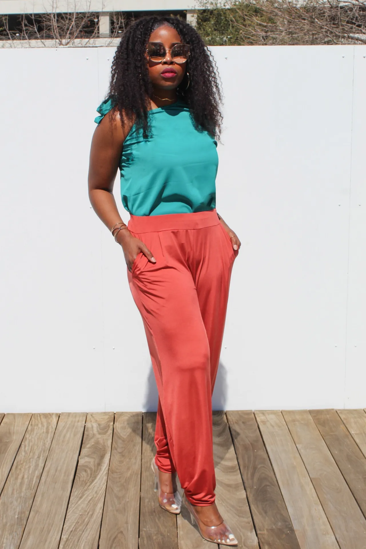Convertible Wide Leg/ Jogger Travel Pants