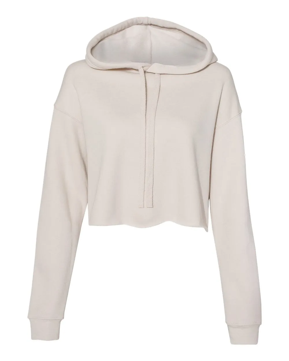 Cropped Fleece Hoodie