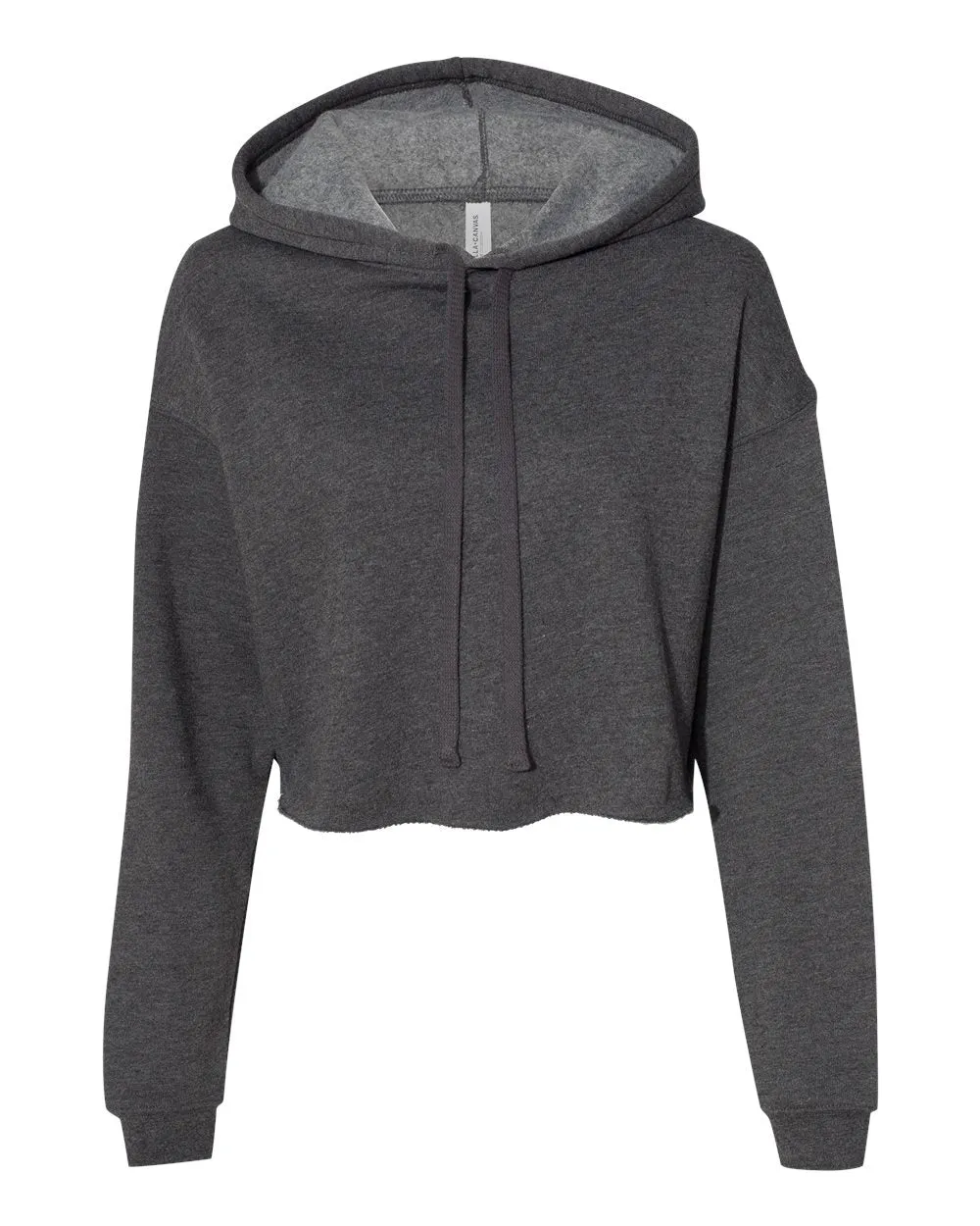 Cropped Fleece Hoodie