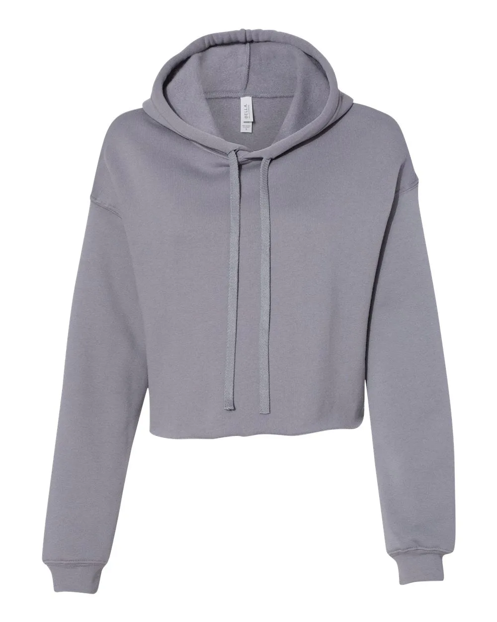 Cropped Fleece Hoodie