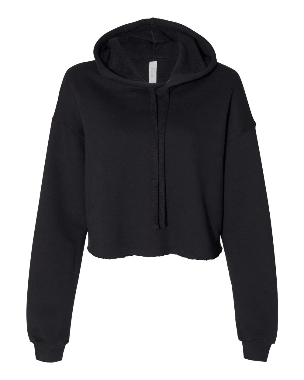 Cropped Fleece Hoodie