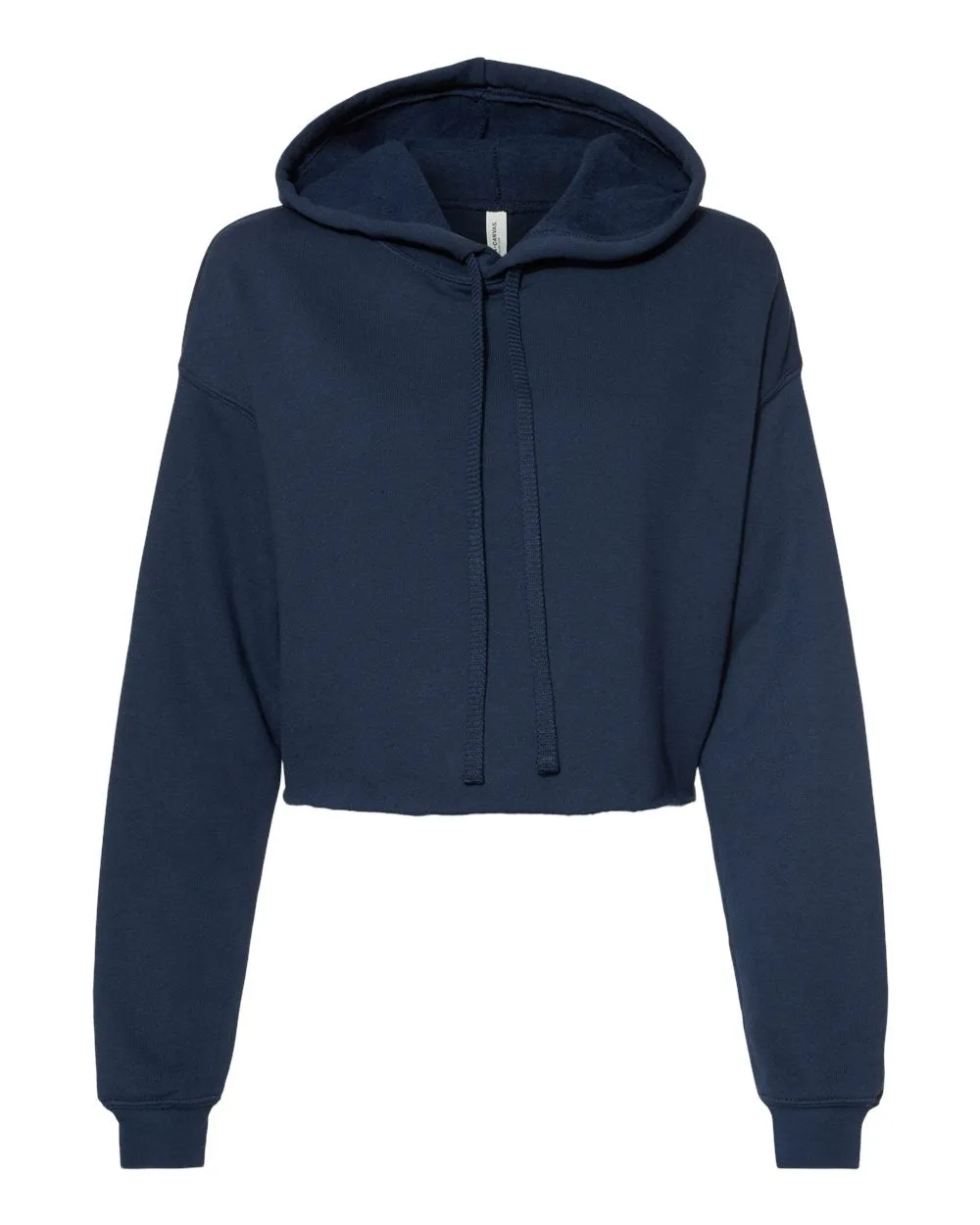 Cropped Fleece Hoodie