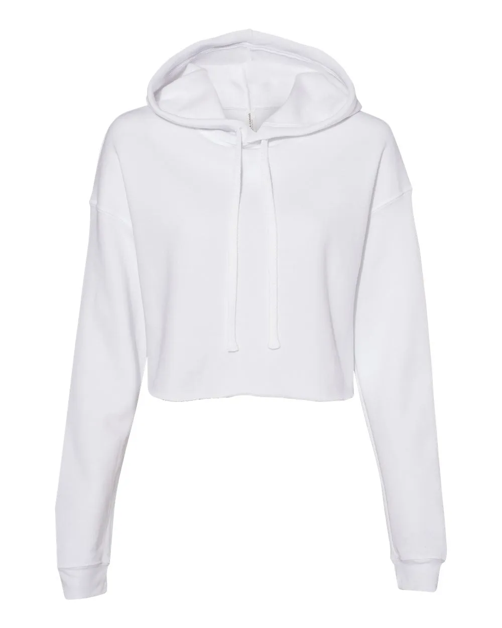 Cropped Fleece Hoodie