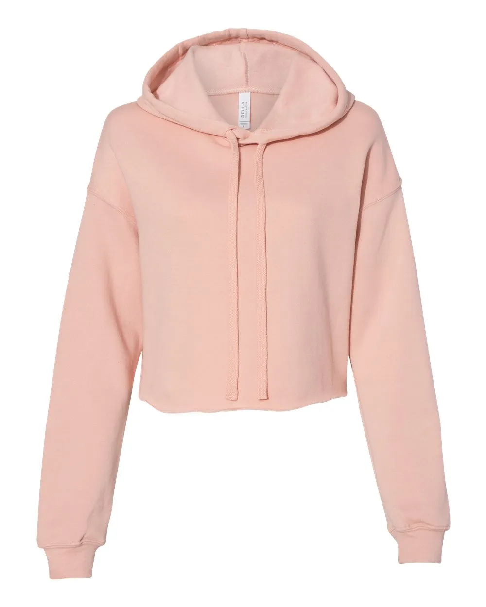Cropped Fleece Hoodie