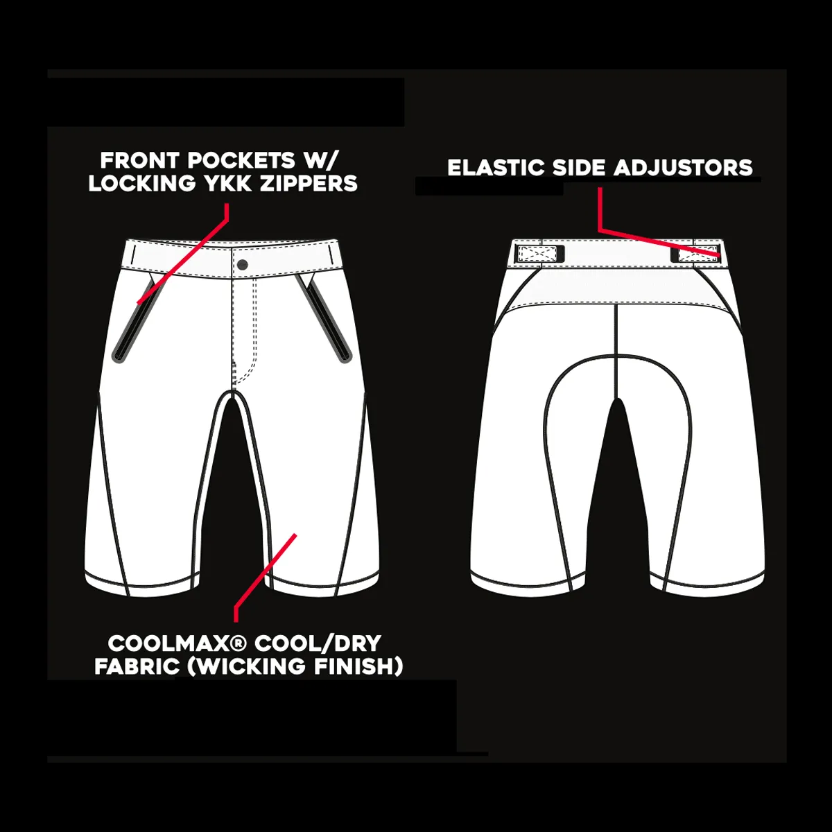 Crossline 2.0 Short - Maroon