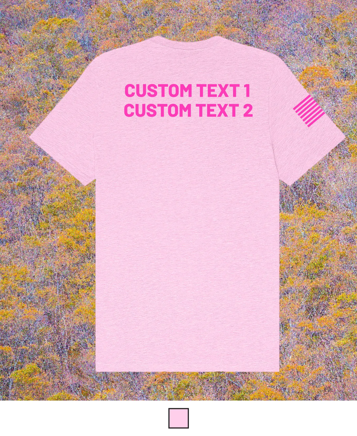 CUSTOM Breast Cancer Awareness Month Comfort Unisex Cotton Blend SS Tee - Bomb Cancer