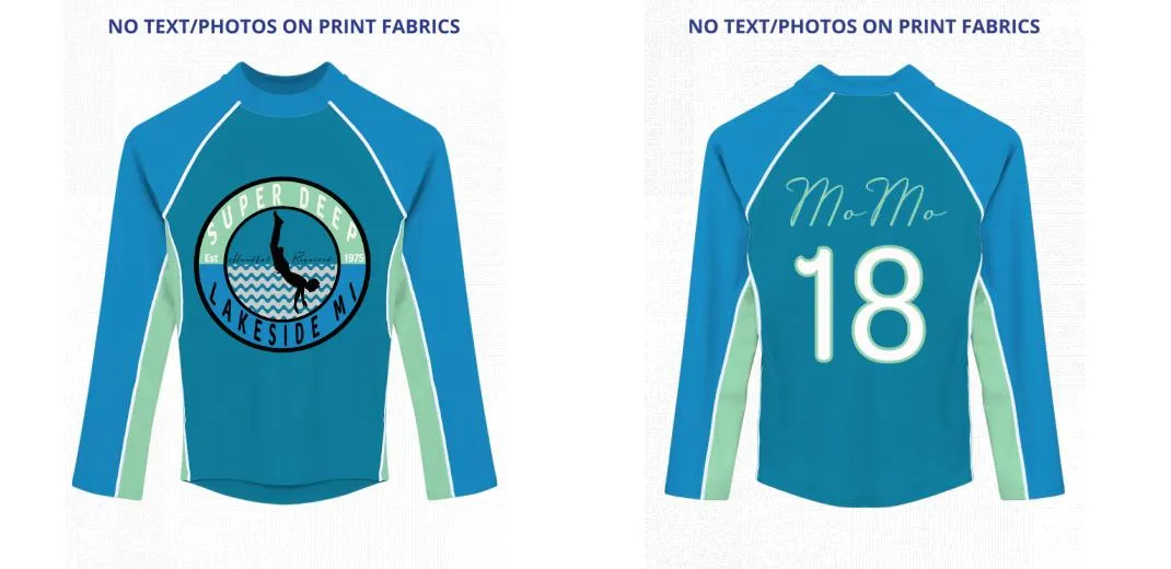 Custom Rash Guard (Kids, Women, Men) Long Sleeve