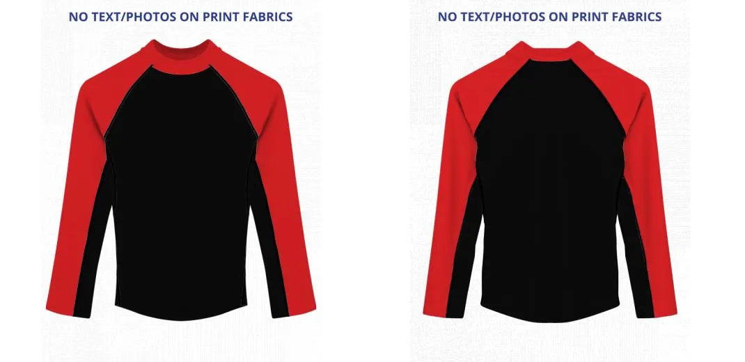 Custom Rash Guard (Kids, Women, Men) Long Sleeve