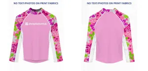 Custom Rash Guard (Kids, Women, Men) Long Sleeve