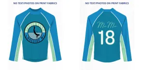 Custom Rash Guard (Kids, Women, Men) Long Sleeve